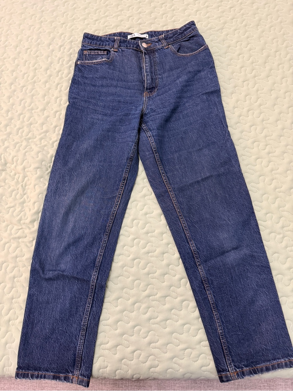 Zara Straight-Leg Dark Blue Women’s Jeans